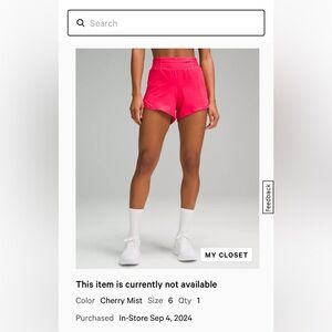 EUC Lululemon Hotty Hot 6